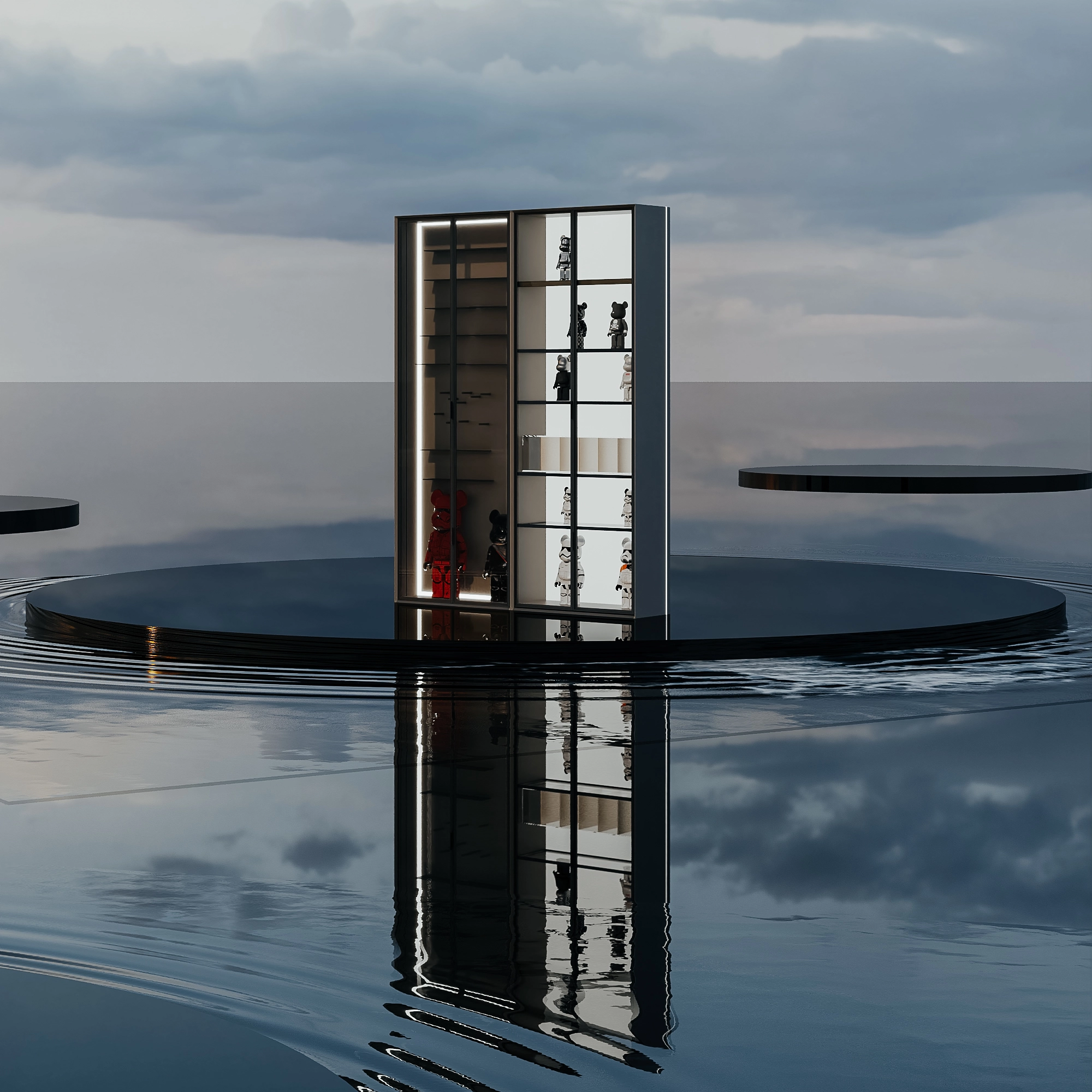 Midorm Meda Display Cabinet 1